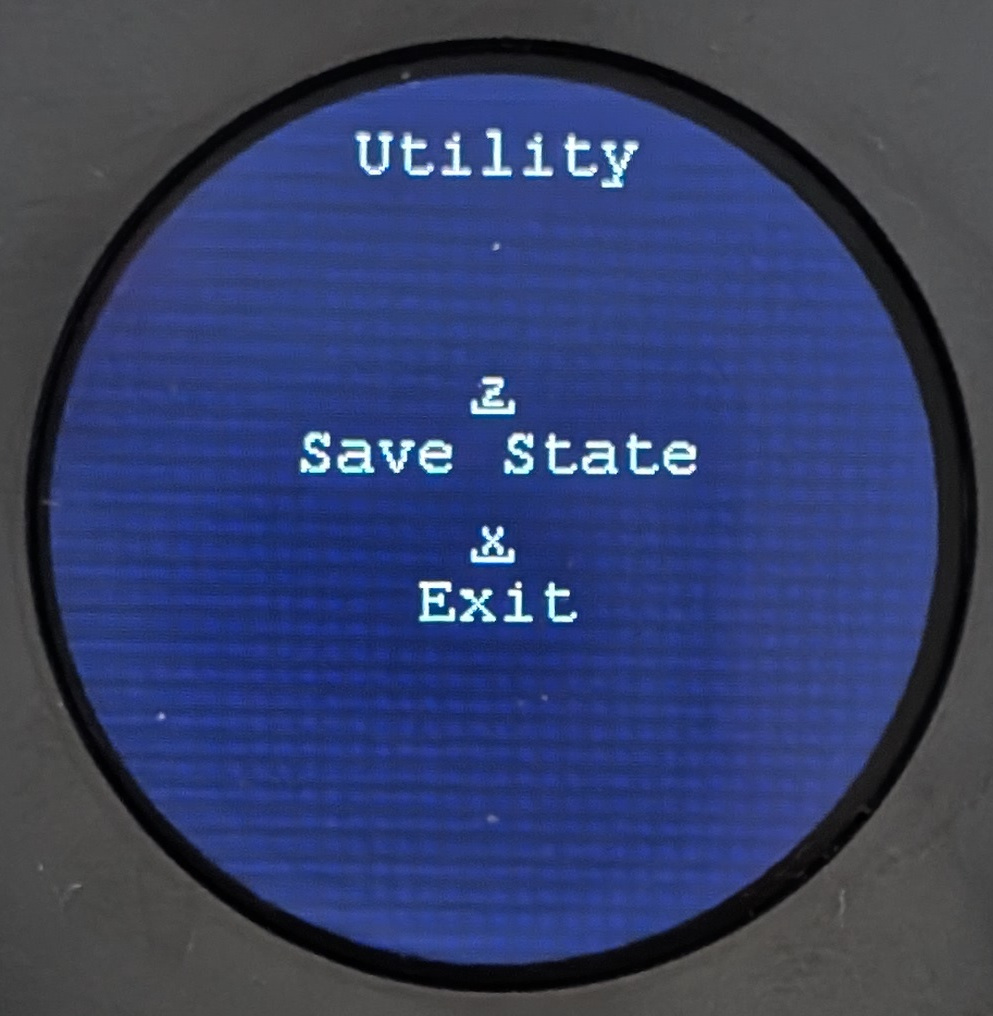 Utility Screen